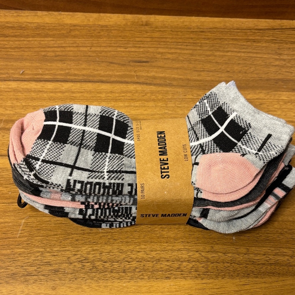 Steve Madden Various Print Short Socks - Pack Contains 10 Pair